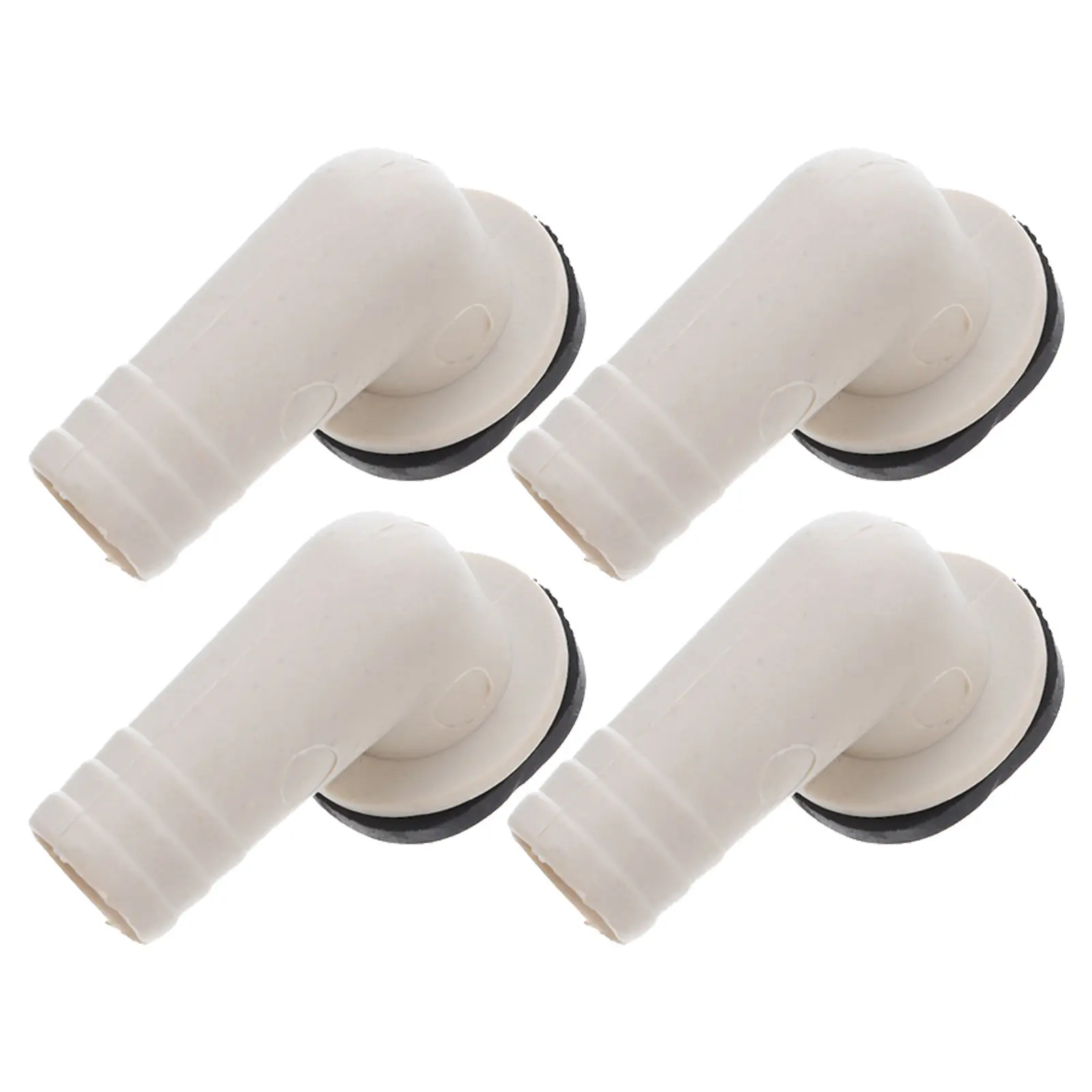 4 Pcs AC Drain Port Adapter Hose Air Conditioner Connecting Tube Conditioning 19mm Fitting Water Connector Outlet