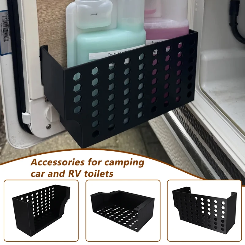 

RV Camper Toilet Storage Rack Lid Organizer For Camping Toilet Accessories For Fendt Selection Bianco 515SKM 2022 & More