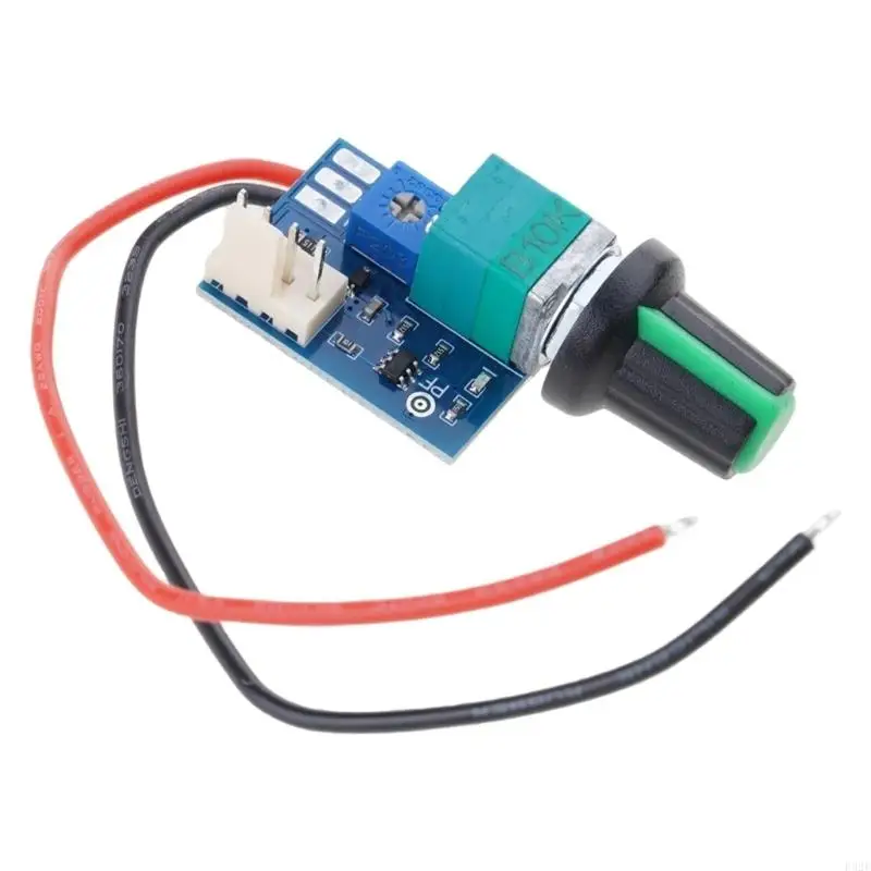 F92F Fan PWM Fan Speed Controller 12V 4 Pin Low Power PWM Speed Control Switch with Knob Adjustable Fan Regulator