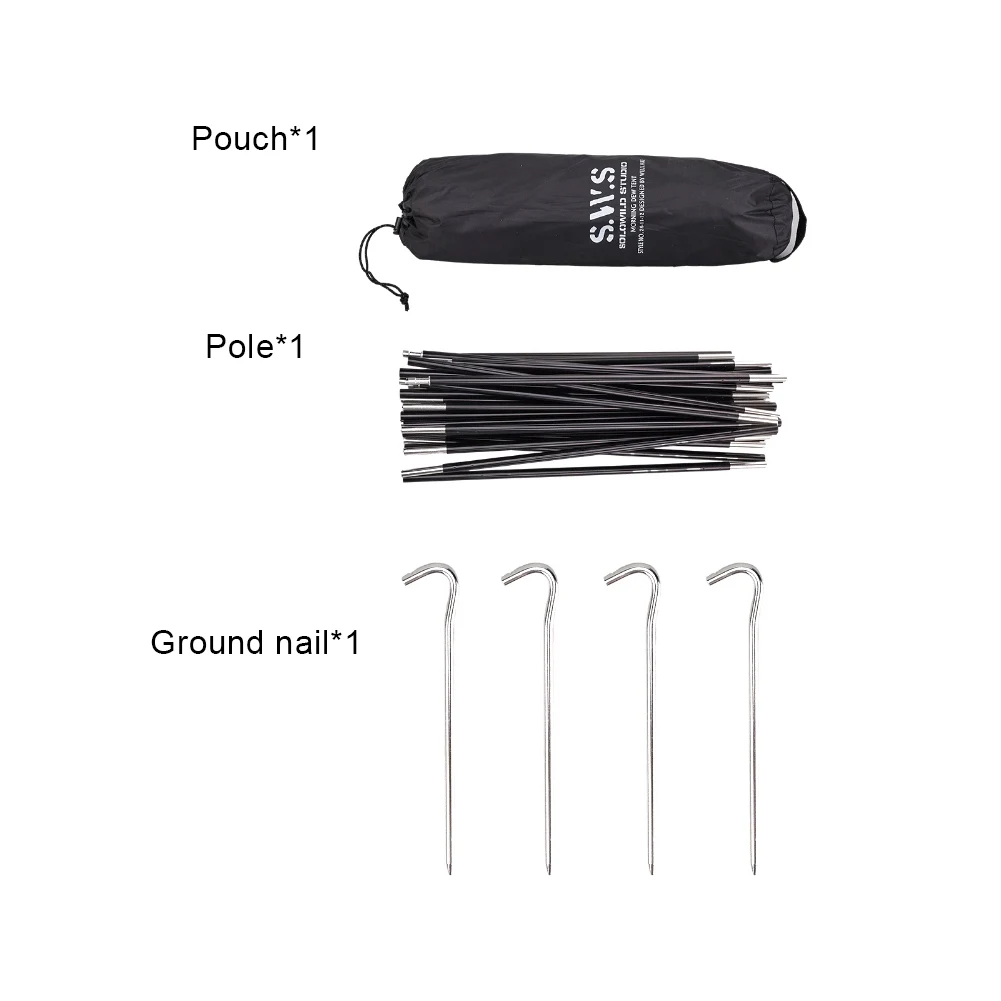 خيمة توسيع التخييم في الهواء الطلق 2 شخص الرحلات المأوى خيمة مقاوم للماء التخييم خيمة النوم لتوسيع مساحة الخيمة