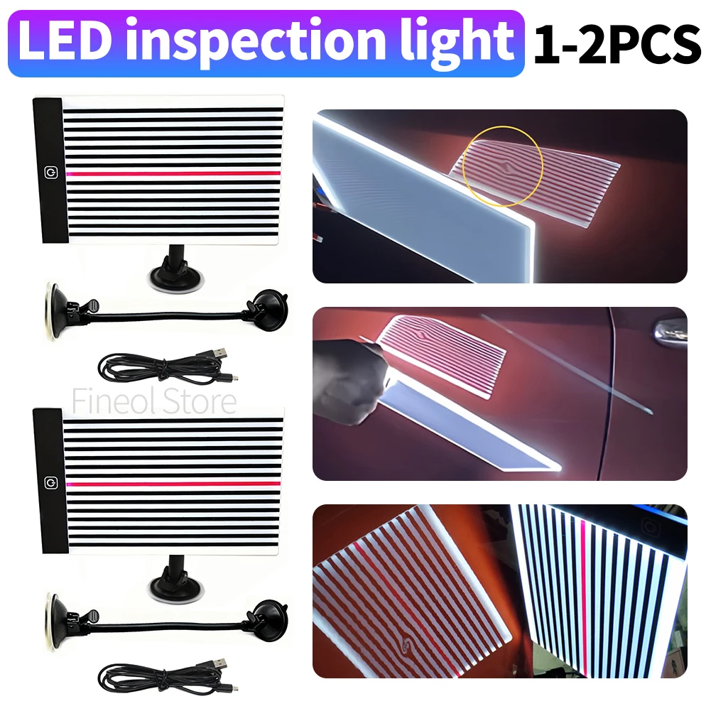 

Светодиодный отражатель, линия доски, детектор вмятин на кузове автомобиля, без покраски, удаление вмятин, проверка линии, свет для ремонта депрессии автомобиля