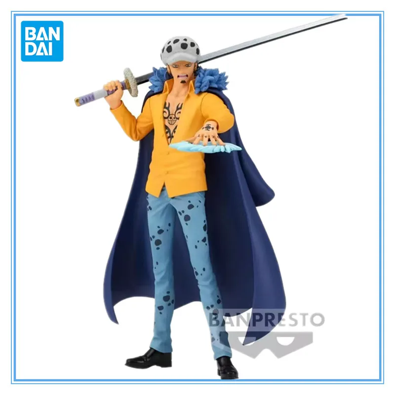 Figura de acción coleccionable de PVC de Trafalgar Law, serie DXF The Grandline, original de BANDAI Banpresto Anime One Piece.