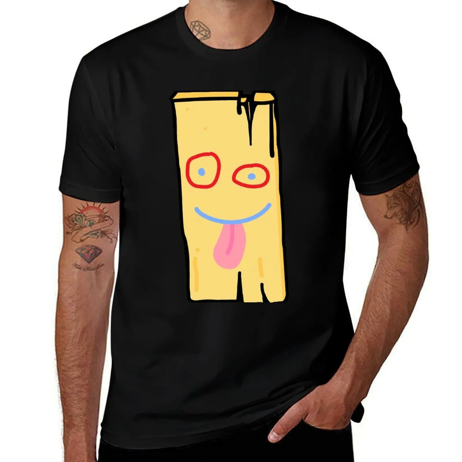 Plank from Ed, Edd, & Eddy T-Shirt plus size tops anime clothes shirts men