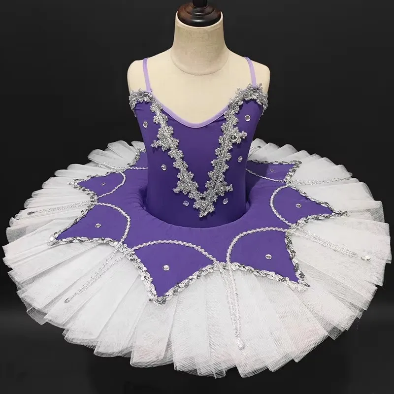 Children's ballet skirt performance Dress Girls' professional Swan Lake dance performance dress children's pengpeng skirt Tutu