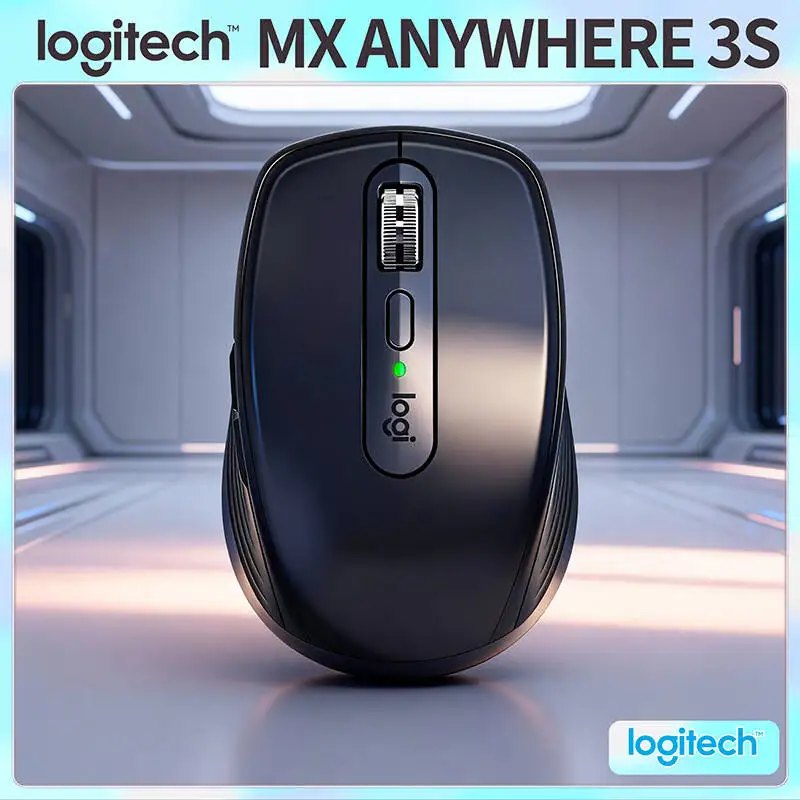 

Компактная мышь Logitech MX Anywhere 3S, эргономичный дизайн, перезаряжаемая, с быстрым прокруткой для портативных ПК Mac