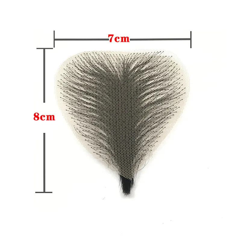 Simulation of Female Fake pubic Hair Adhesive Prosthetic Hair Paste Natural Fake pubic Hair Paste Silicone Doll Lower Body pubic