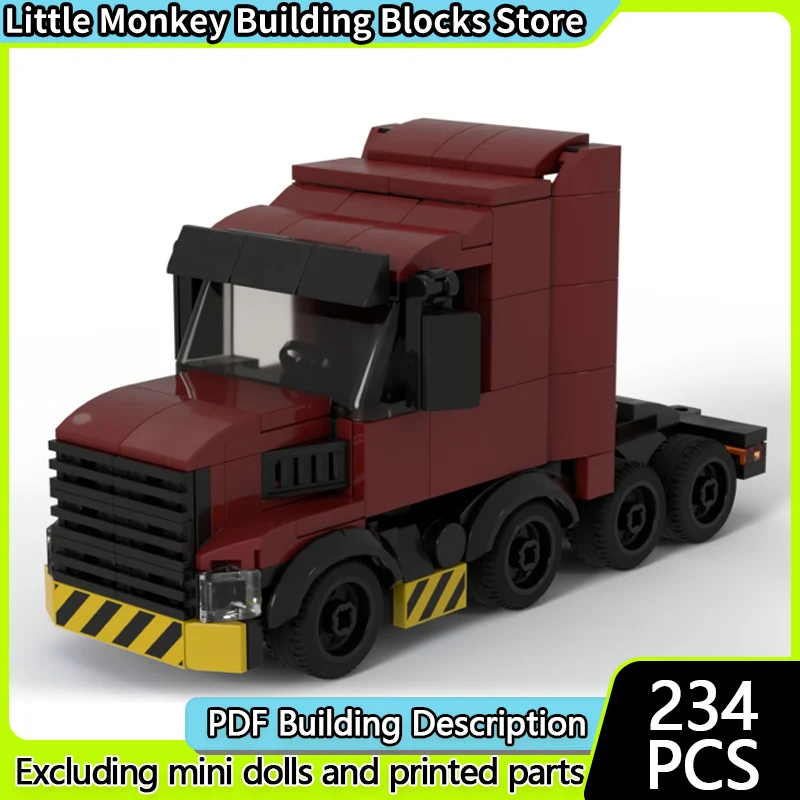 

City Car Model MOC Building Bricks Classic City Semi Truck Modular Technology Children Holiday Gifts Assemble Toys Suit