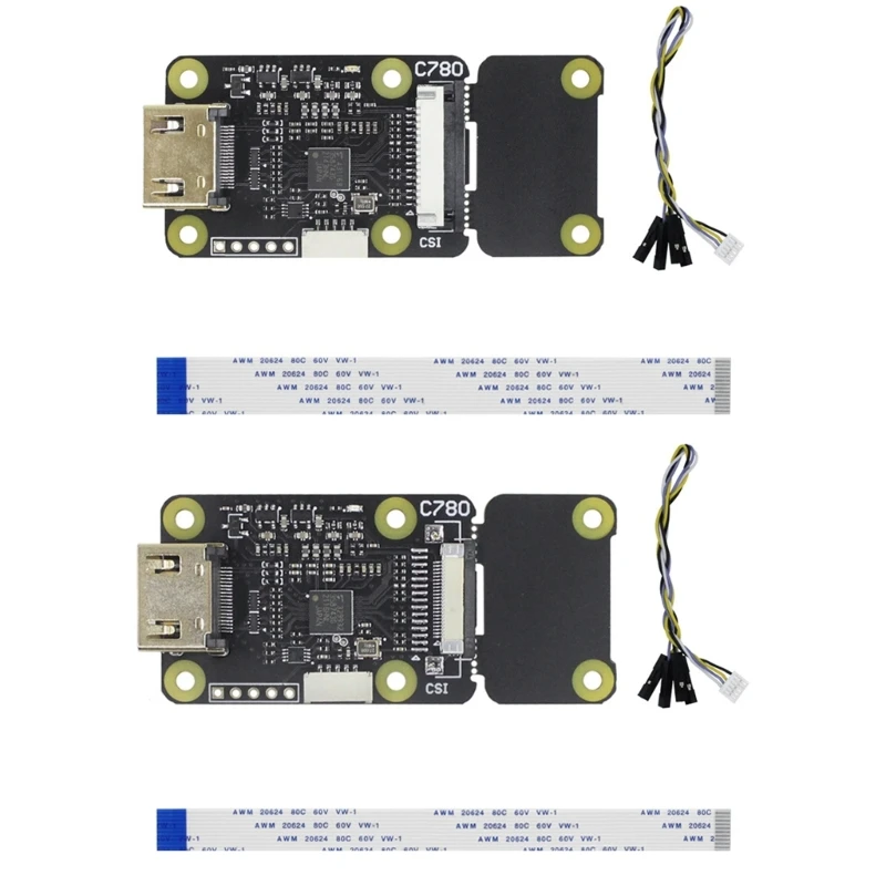 2025 New  to CSI-2 Adapter Board 1080p60fps Support for Raspberry Pi Series Connect Camera Monitor Expansion Board Module