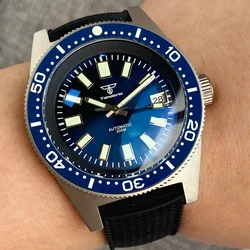 Tnadorio T2 Titanium 62MAS Diving Automatic Watch Men S NH35 PT5000 AR Dome Sapphire Crystal 20bar Waterproof Swim Clock Rejor