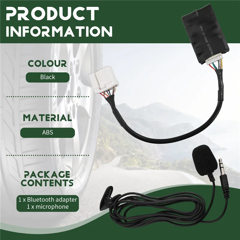 

12V Interface AUX Bluetooth Adapter For Honda Accord 2003-2011 Odyssey 2005-2010 Fit 2006-2011 Car Accessories-A54R