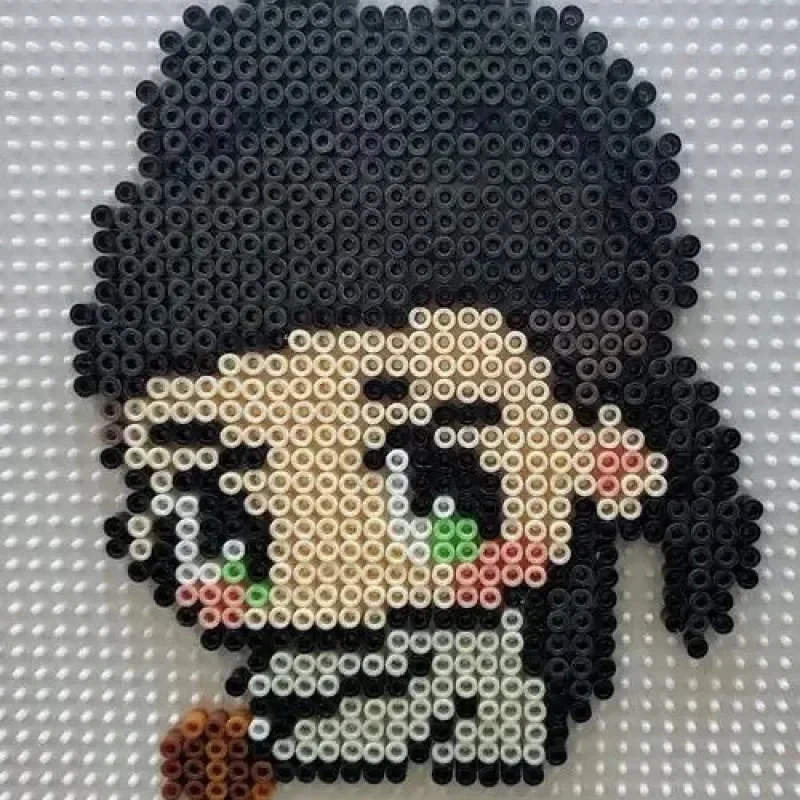 3000Pcs 2.6mm Fuse Beads, Kids Pixel Perler Hama Beads Puzzle, Educational Creative Cartoon Fusion Beads, Parent-Child DIY