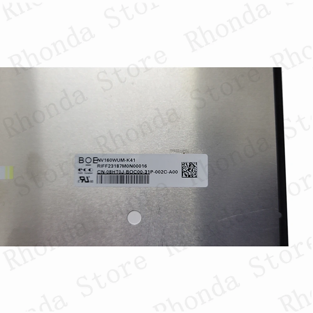 NV160WUM-K41 NV160WUM-K00 16 inch WUXGA 1920X1200 16:10 40Pin Matrix LCD Screen NV160WUM-K41 NV160WUM-K00