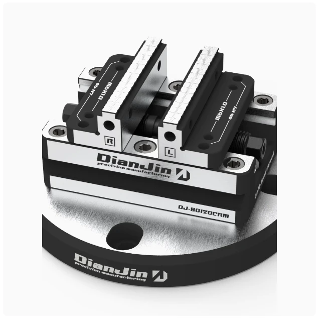 Alta qualidade, dispositivo elétrico de quatro ou cinco eixos, torno autocentrante, fixação rápida, dois polegadas, 3, 4, 5, 6, 7, 8 polegadas