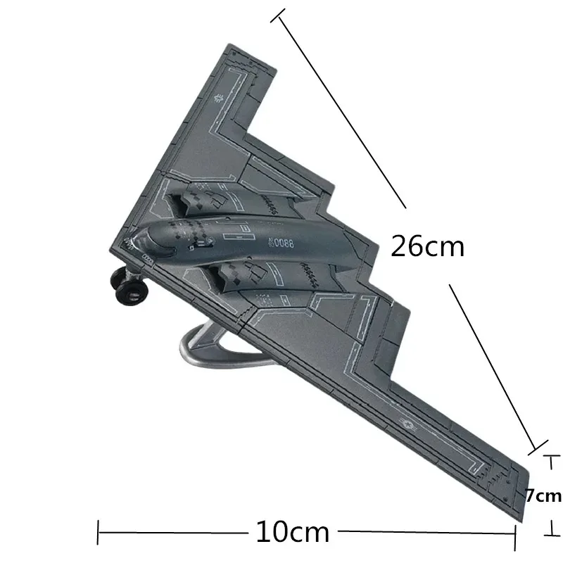 B2 Spirit Stealth Bomber Building Blocks MOC Military Aircraft DIY Assembly Bricks Model Kit Construction Toys Kids Adults Gift