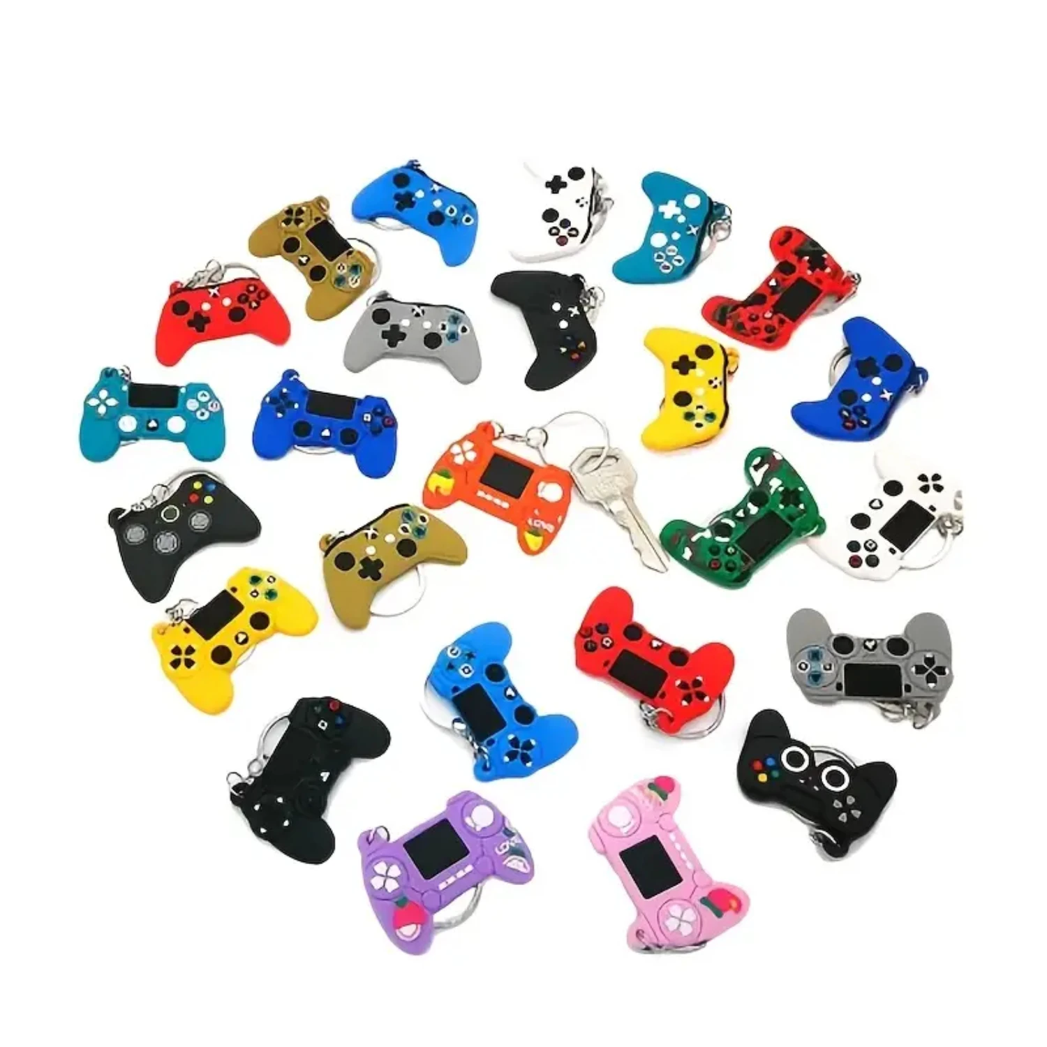 Cute Gamepad Keychains for Kids Boys - Fun Party Favor Supply (1pc)