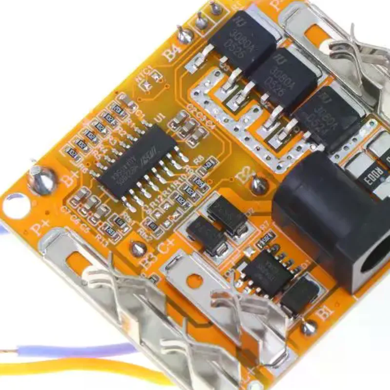 MT5S 3 Series 50A Li Battery Protection Board 21V BMS Module Alloy Cell High Rate Charging Discharging Safety