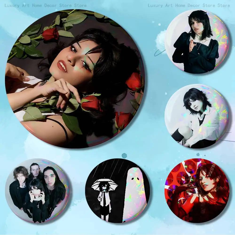 

V-Violent V-Viras Pins 58mm Cute Cartoon Badge Handmade Brooches for Backpack Accessories