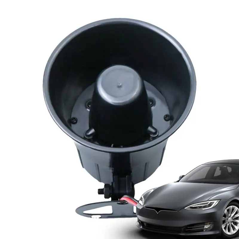 Car Security Alarm Flexible Wired Alarm Horn 110dB Car Alarm 12V/24V Auto Anti-Theft Protection System Security Siren For Car