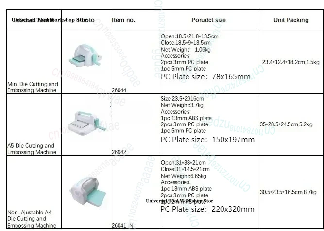 A4 Handheld Foldable Embossing Machine DIY Handmade Greeting Card Making Carbon Steel Knife Moulding Embossing Paper Art Machine