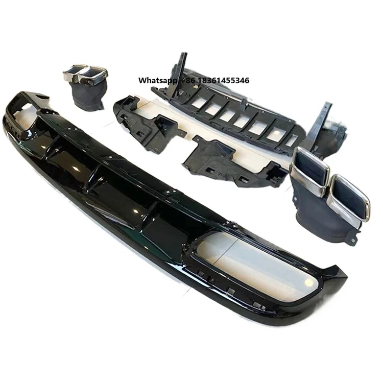 

Car Accessories Upgrade to S63 Style Diffuser Spoiler Body Kit Rear Lip for S Glass W217 C217