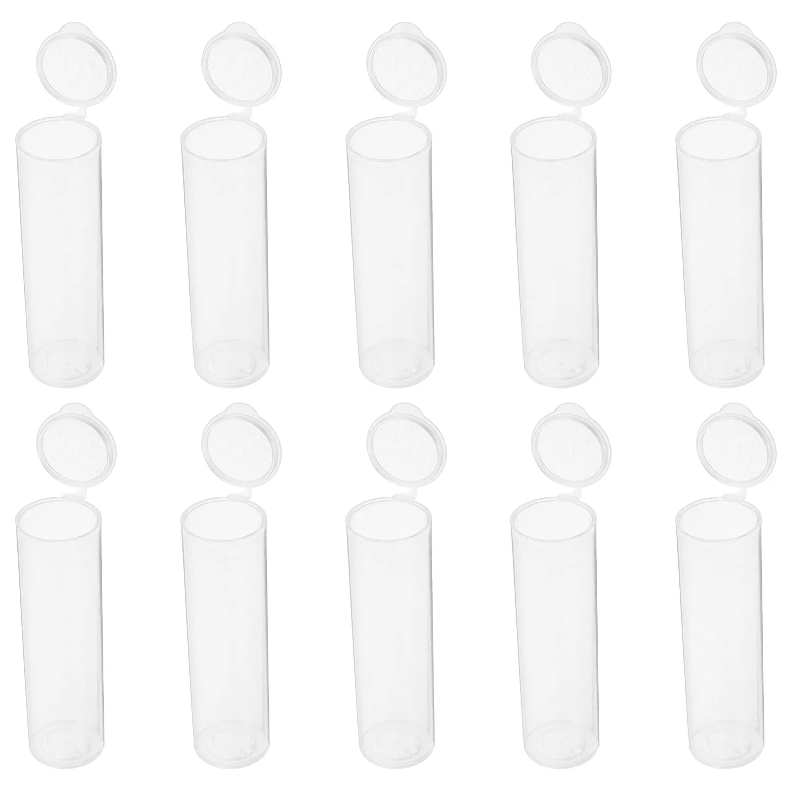 10Pcs Plastic Wipes Packaging Barrel Versatile Refillable Wipe Box for Cotton Pads Towels Travel Wipes Case Home Office