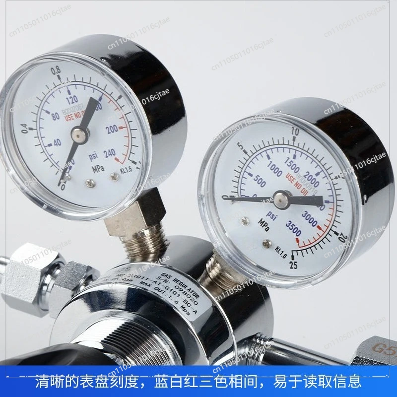 For Pressure Reducing Valve One-stage Single-stage Pressure Reducer Oxygen Argon Pressure Reducer