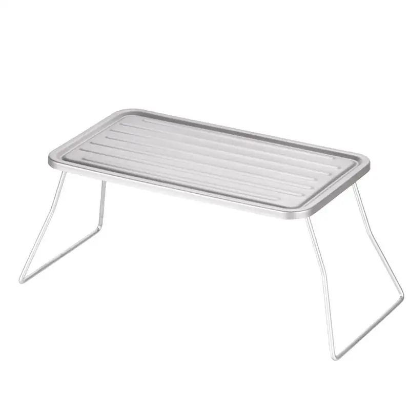 Outdoor Table for Grill Camping Table Grill Plate BBQ Table Folding Barbecue Plate Grill Table Titanium Outdoor Cookware Camp