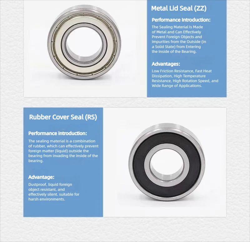 10 Stück 608 ZZ 608RS Kugellager 608ZZ Metall doppelt geschirmte Miniatur-Rillen-Skateboard-Kugellager 8 mm x 22 mm x 7 mm – Detail 4