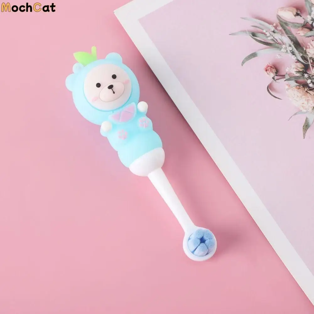 

Soft Bristles Bear Food Grade Baby Care Product Children's Toothbrush Cleaning Toothbrush Silicone Toothbrush Kids Toothbrush