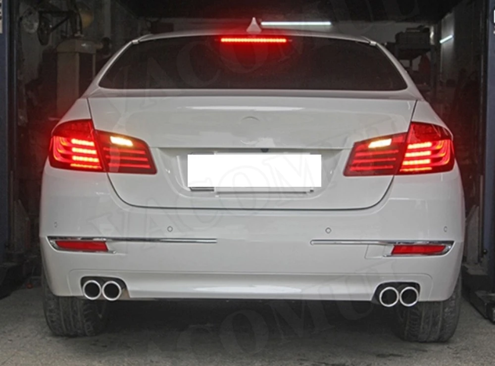

VACOMUL Car Exhaust Tip Stainless Steel Exhaust Pipe Carbon Fiber Tip For BMW 5 Series F10 F18 520 523 528 530 M Sport M Tech
