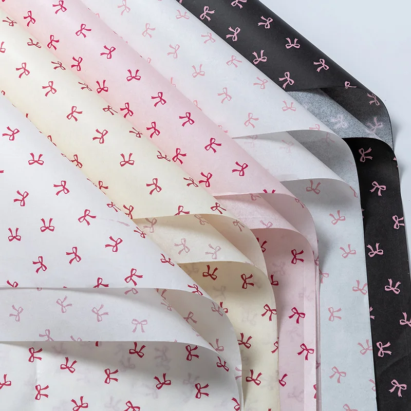 

Bow Bouquet Packaging Paper Anniversary Gift Packaging Inner Lining Papers Valentine's Day Flower Gifts Decorative Materials