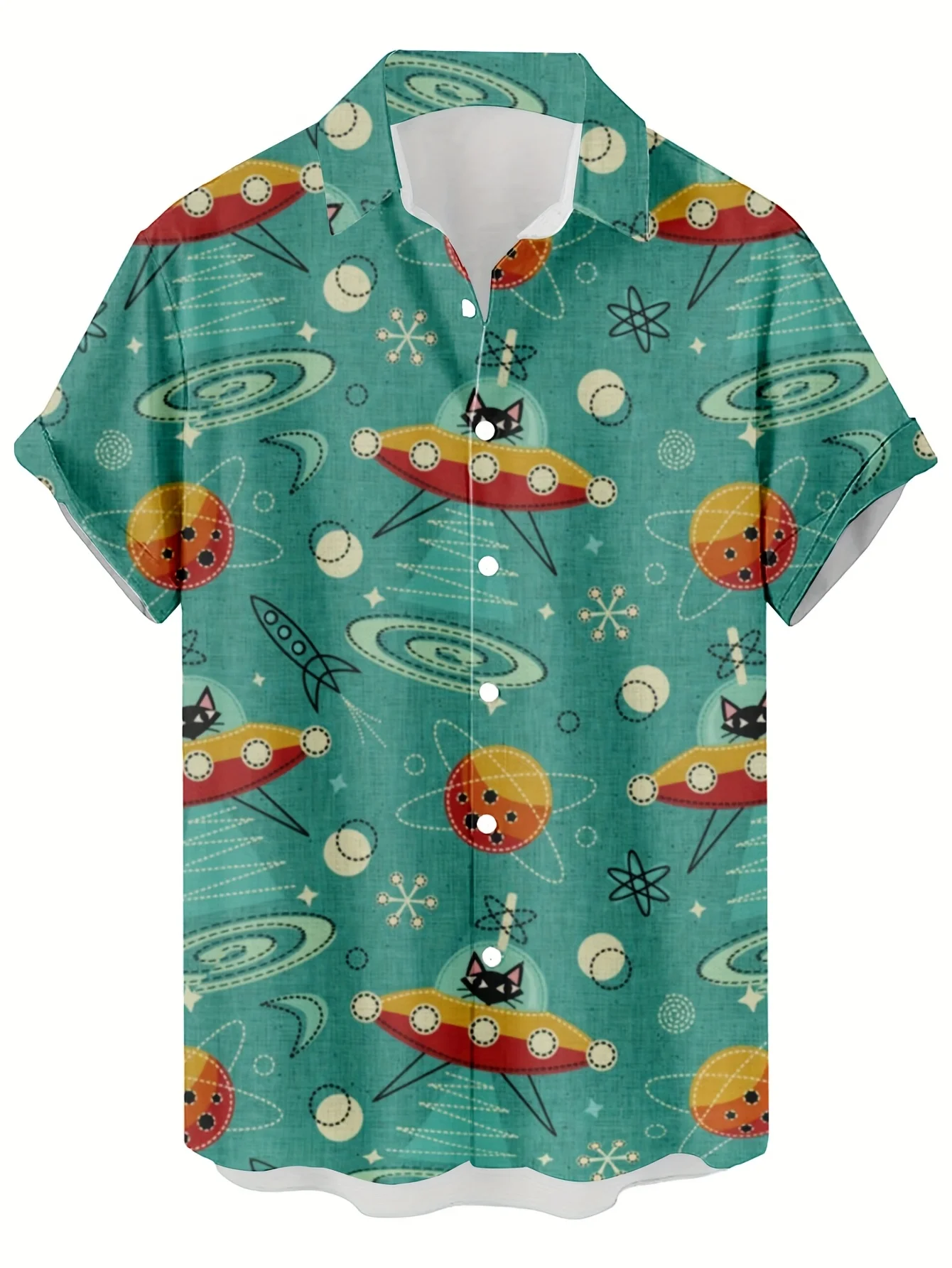 

2026 Men's Short-sleeved Fashion Shirt Men's Summer Outdoor Vacation Fashion Short-sleeved Shirt