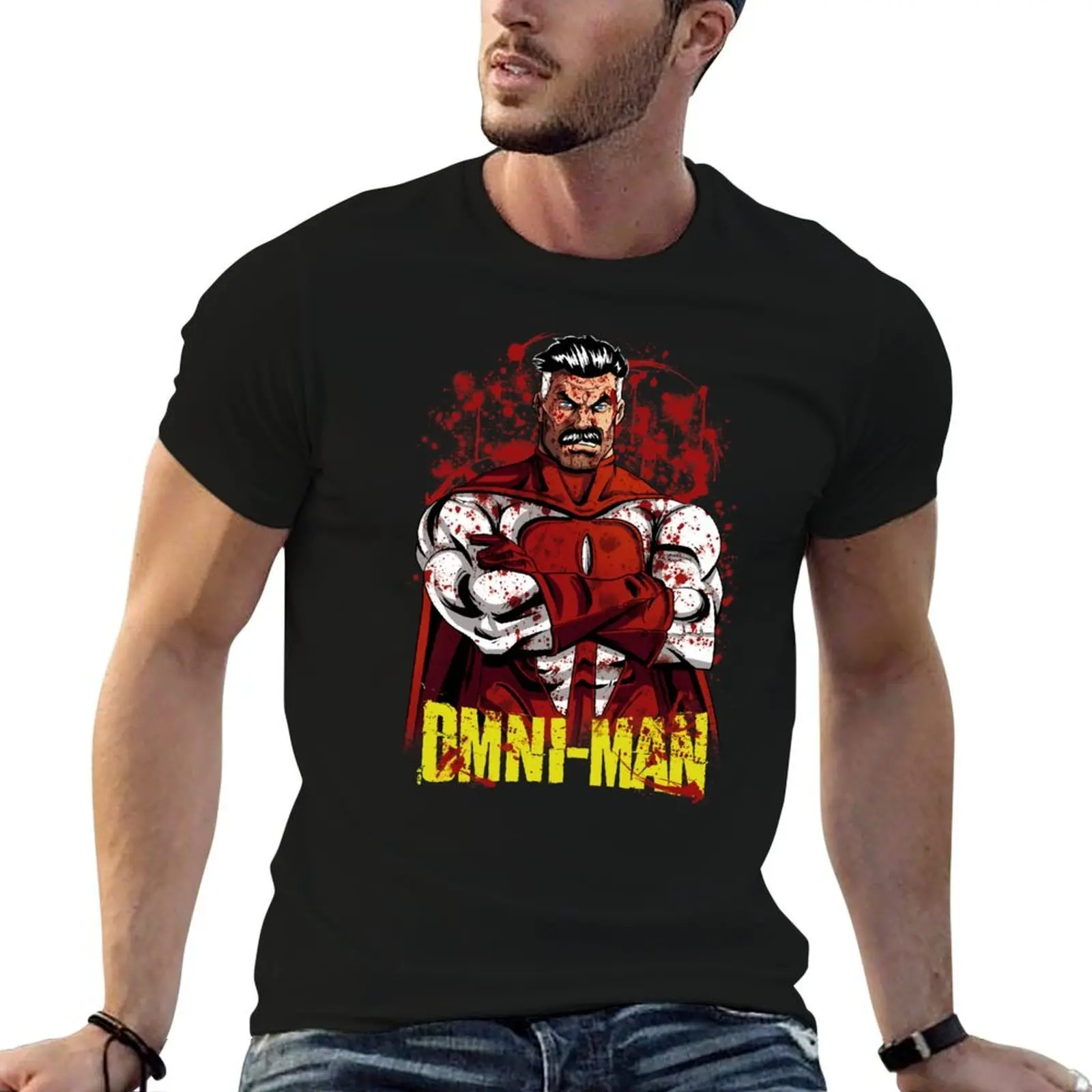 

Omni-Man - Omniman T-Shirt t shirts for man cotton t shirt man luxury anime t shirts oversize T-shirt