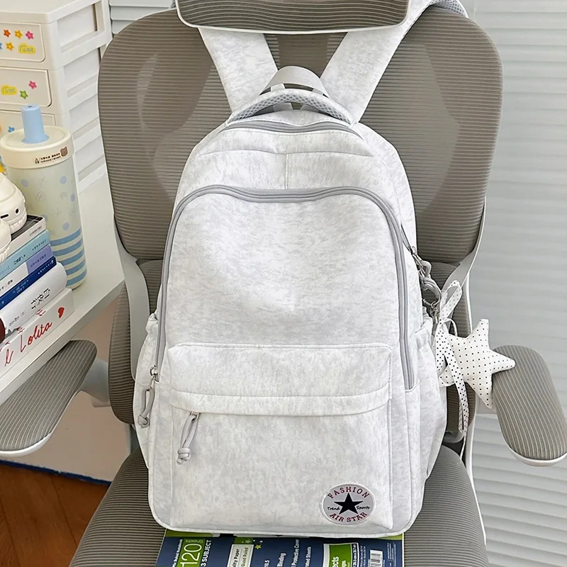 Cute Lightweight Daily School Backpack for Teenage Girls Casual Travel Daypack School Bag for Junior Senior High School Students