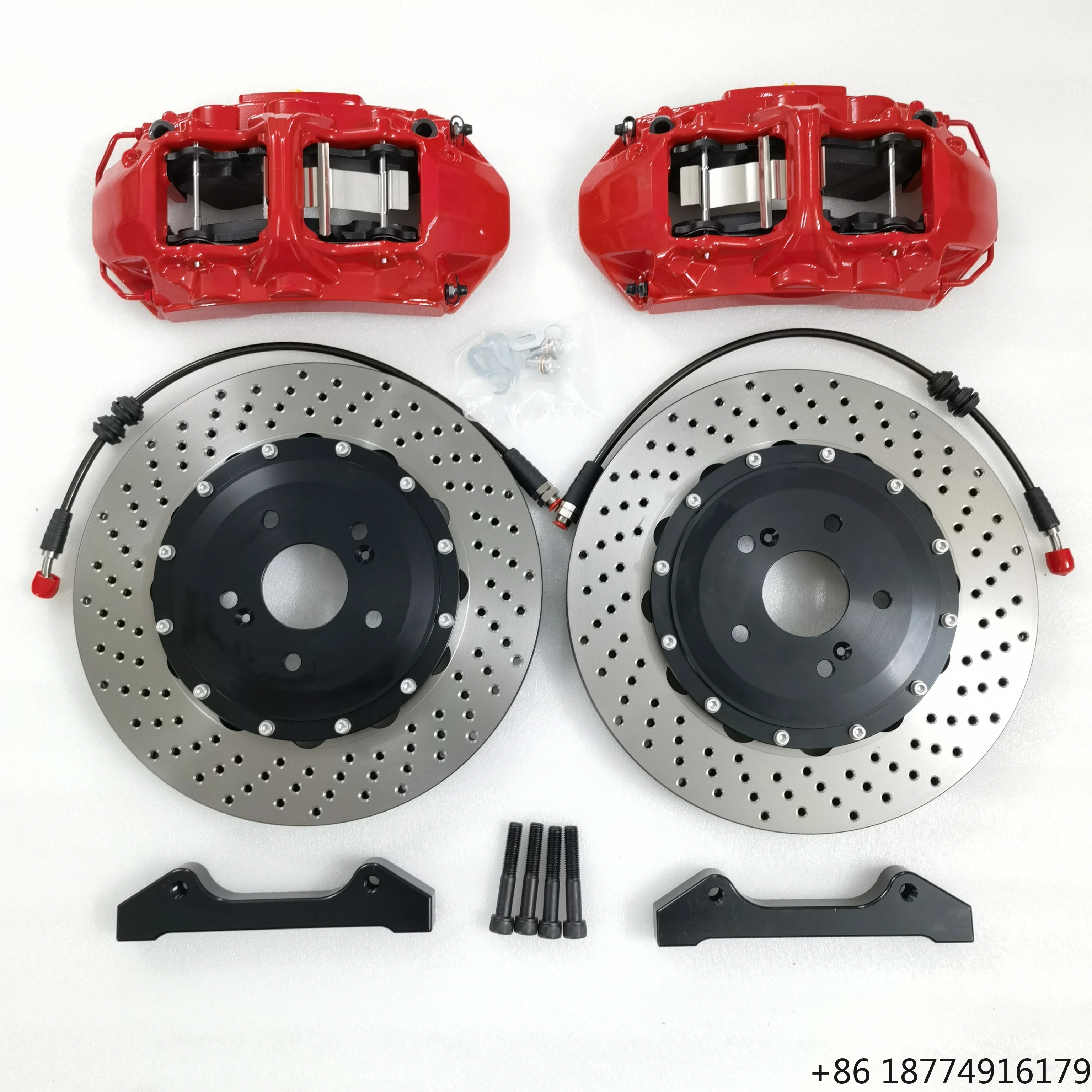 

Jekit Six Pots 355x32mm Caliper Pad Disc Rotor Bell Bracket 4 R32