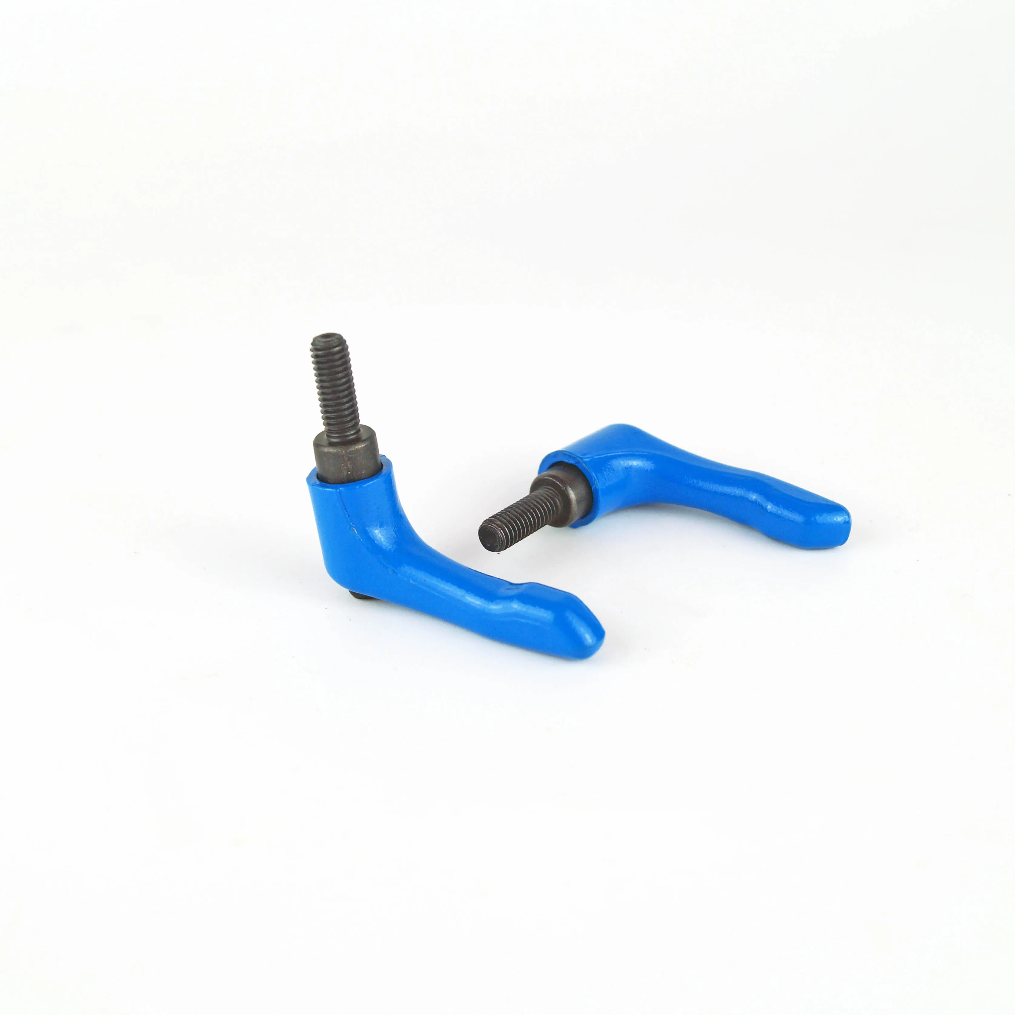 M5 M6  Solid Adjustable handle clamping lever arms tension levers blue color