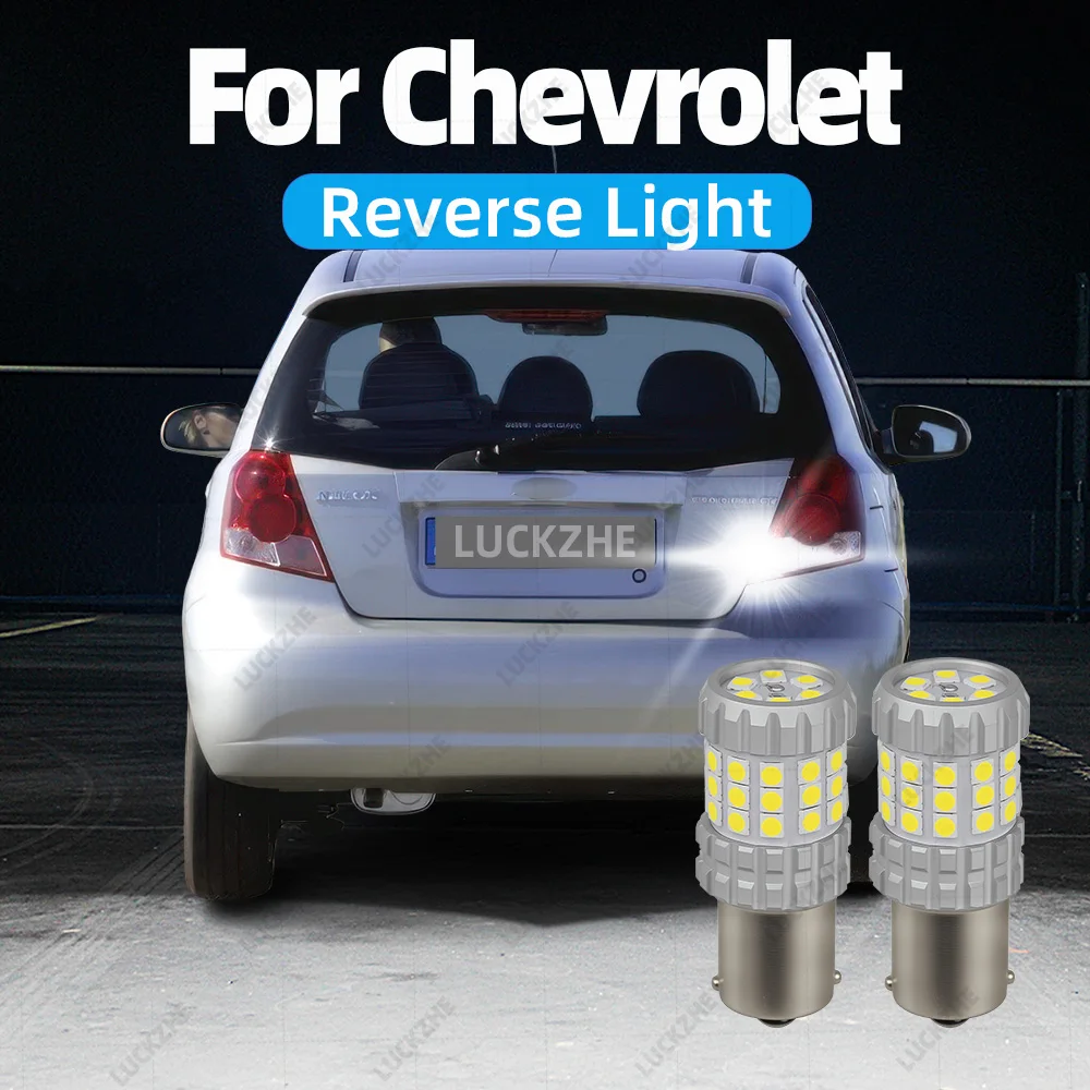 Feu de recul P21W Led pour vivant Evanda Kalos Lacetti Matiz Nubira Orlando Rezzo Minivan Spark BA15S, 2 pièces