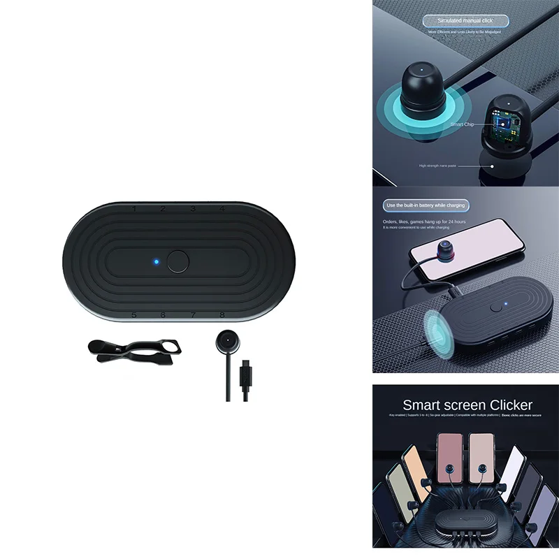 휴대폰 화면 자동 리모콘 조정 가능한 연결 물리적 시뮬레이션 손가락 장치 클릭