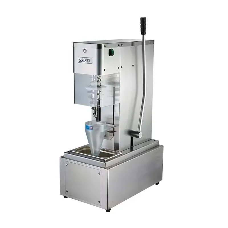 Traditional Professional Commercial Stainless Steel Manual Soft Serve Ice Cream Maker Machine for Sale