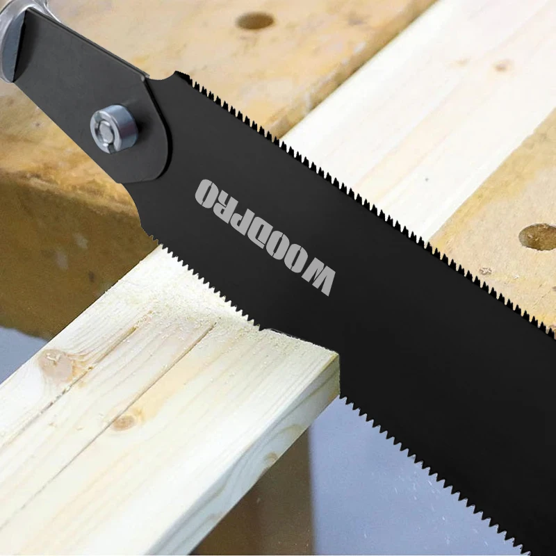 مجموعة منشار سحب ياباني 6 بوصة منشار سحب صغير على الوجهين 17/6-10 منشار حافة مزدوجة TPI 17 منشار حافة واحدة من البولي فينيل كلوريد للأنابيب الخشبية البلاستيكية