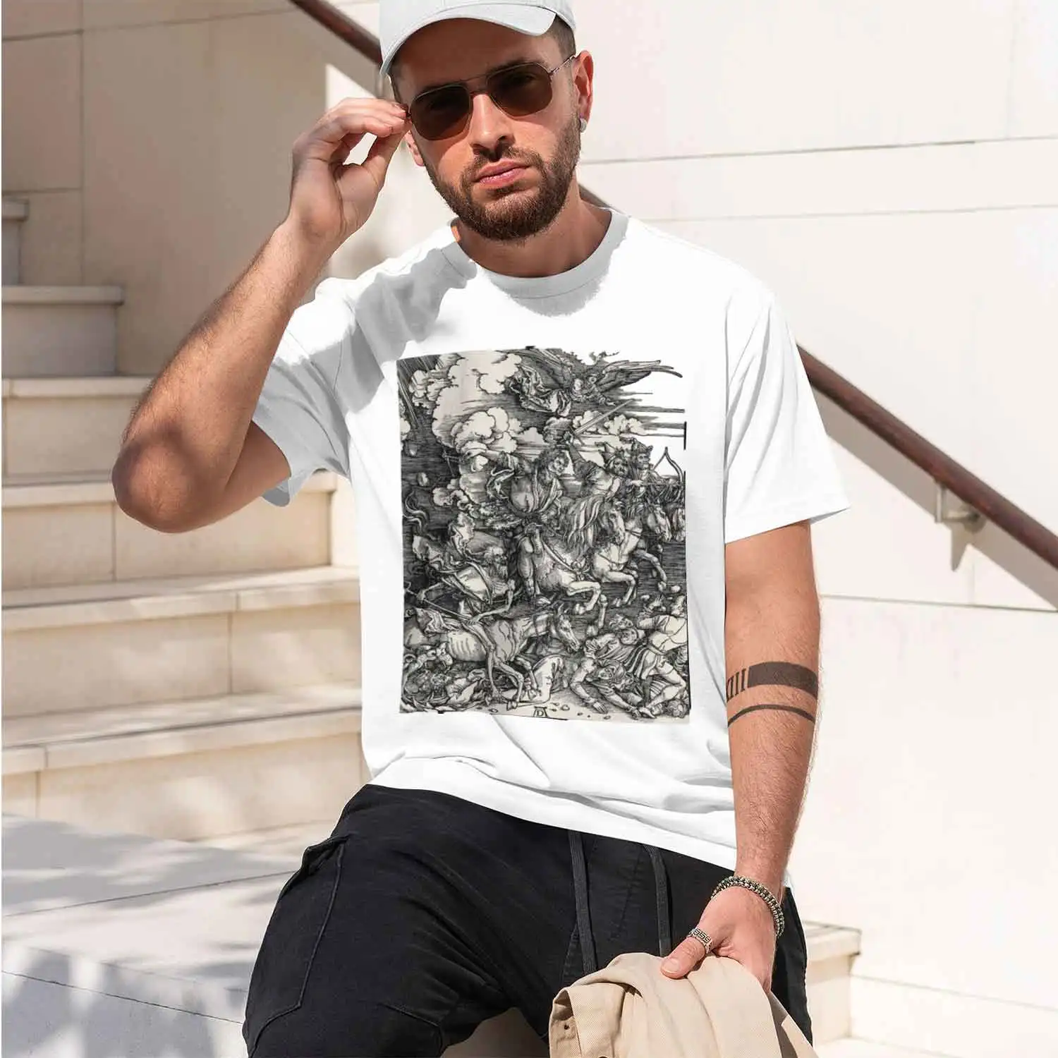 Truimph of Death Triomphe De La Mort Albret Durer Unisex Tee Graph T Shirts Retro Streetwear Short-sved Men's T-shirt 2026 New M