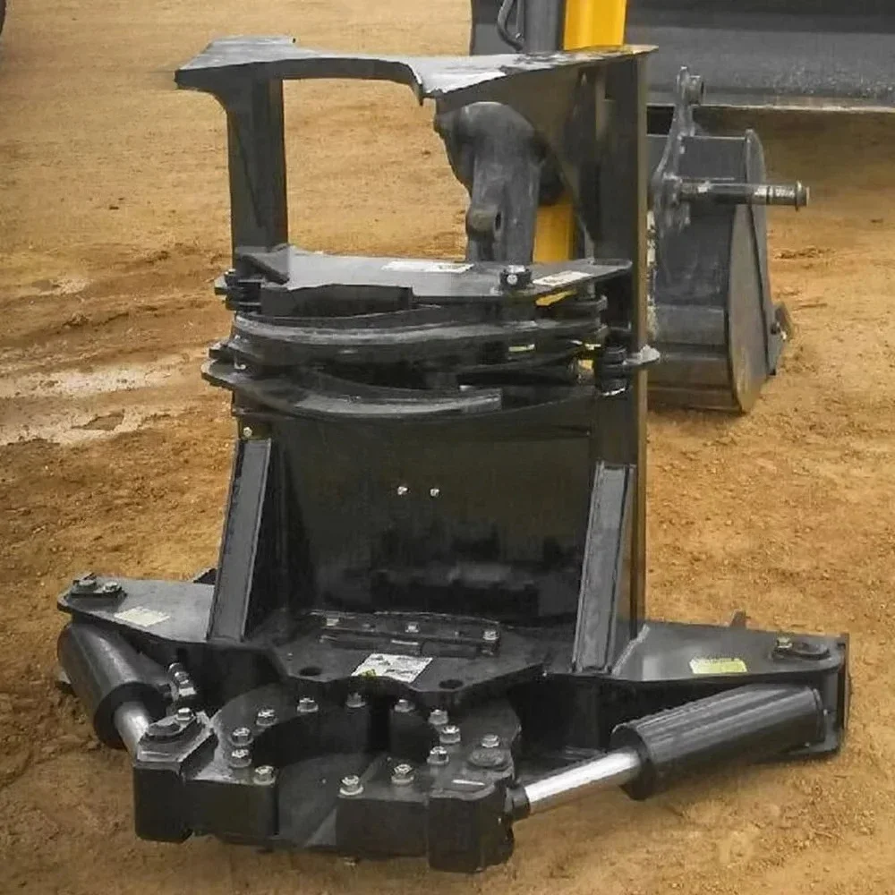 Excavator Tree Shearing Attachment With Grab Efficient Cutting Capability For 8 Ton Excavators And Forestry Applications