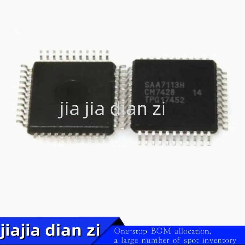 1pcs/lot SAA7113H SAA7113 SAA7113H/V2 QFP ic chips in stock