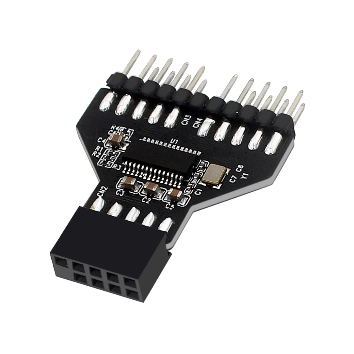 

9-контактный разъем для передней панели USB2.0 и USB3.0 19Pin, RGB Стандартный Кабель-адаптер