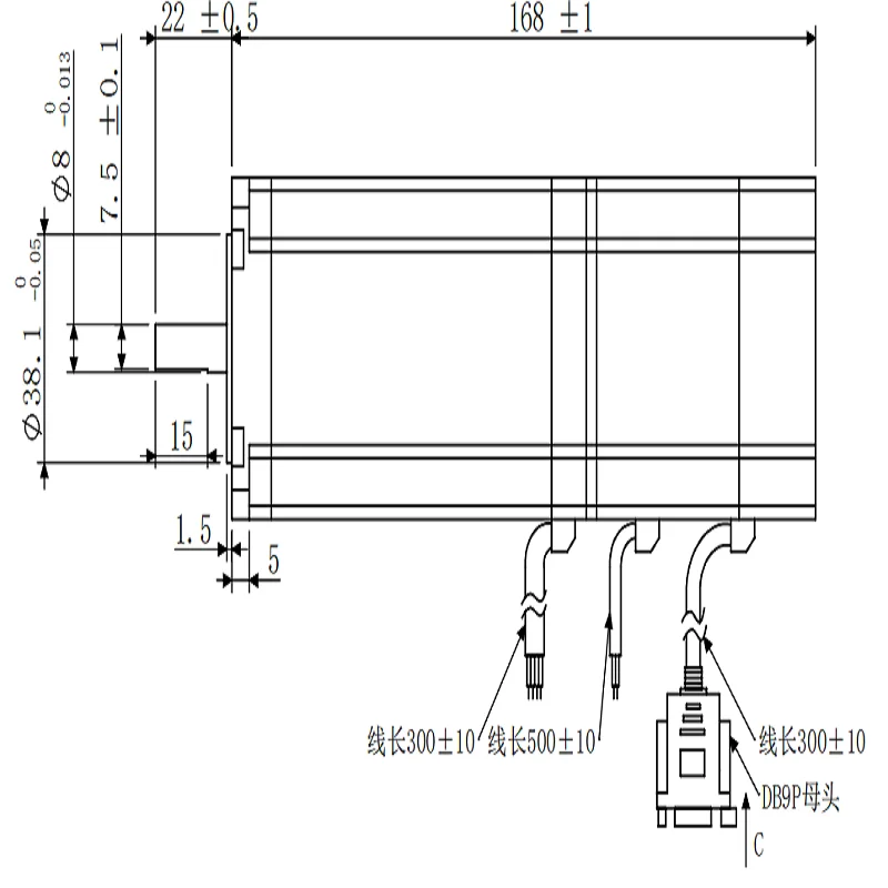 Imagem -04 - Motor Deslizante de Circuito Fechado com Freio Ethercat Driver Kit 57am30ed-z2 e Ect60