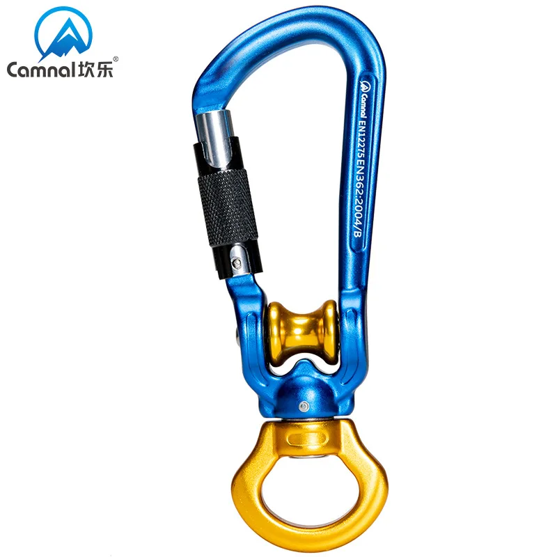 

P406 Outdoor Climbing Pulley Rock Main Tactical Pulley, Anti-Wear Rope, Crossing Threaded, Quick Hanging Rescue, Universal Wheel