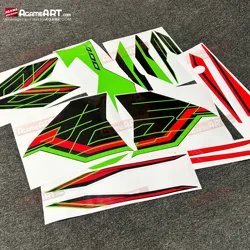 For NINJA400 2023 KRT Reflective Waterproof Decorative Printed Fairing Decal Kit Motorcycle Accessories Stickers