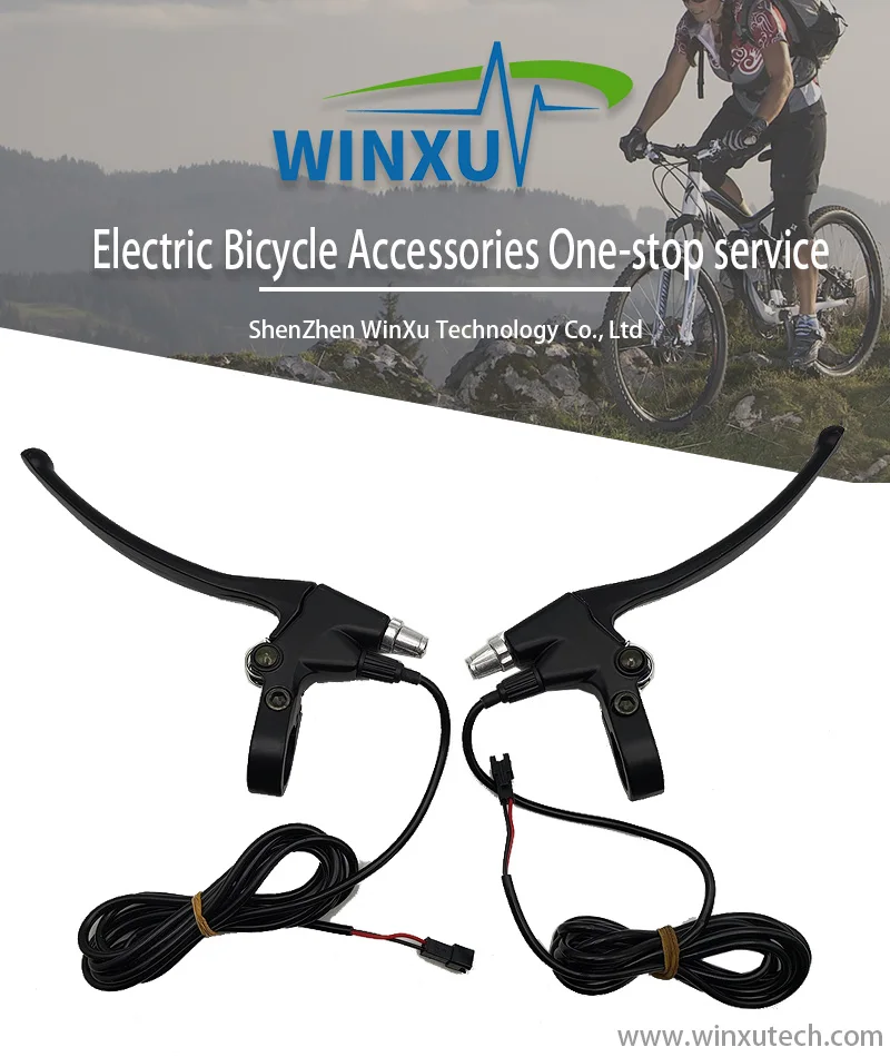 Elektrische Fahrradbremse, elektronische Abschaltung, hohe/niedrige Stufe, Abschaltleistung, mechanischer Bremsgriff für Elektroroller, E-Bike – Detail 2