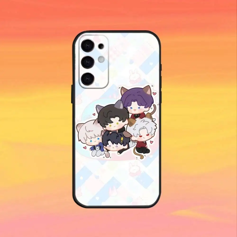 Casing Ponsel Game Cute Love And D-Deepspace Untuk Samsung S25,S24,S23,S22,S21,S20,Plus,Fe,Lite,Other Warna Hitam