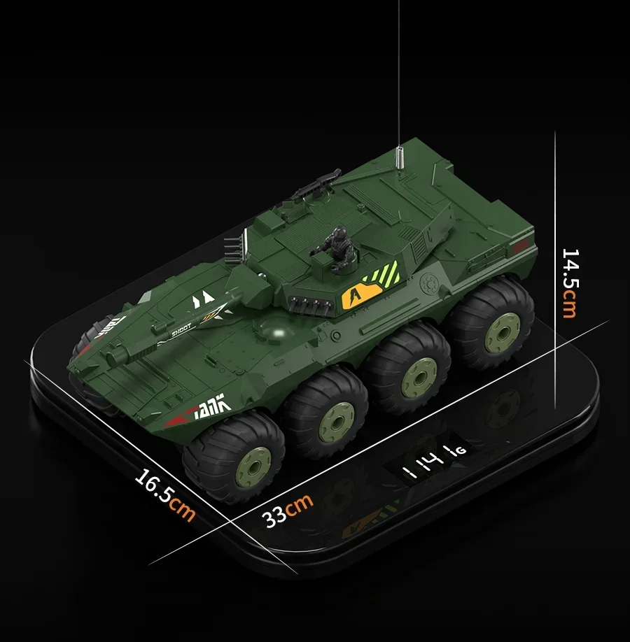Rc خزان 1/32 مقاوم للماء طموح التحكم عن بعد سيارة مع 360 دوران الانجراف Rc نموذج على الطرق الوعرة الزاحف مركبة الأطفال هدية